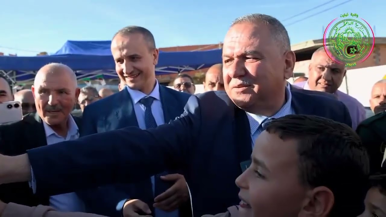 تقرير حول وضع حجر الآساس لانجاز ثانوية ببلدية سيدي بختي