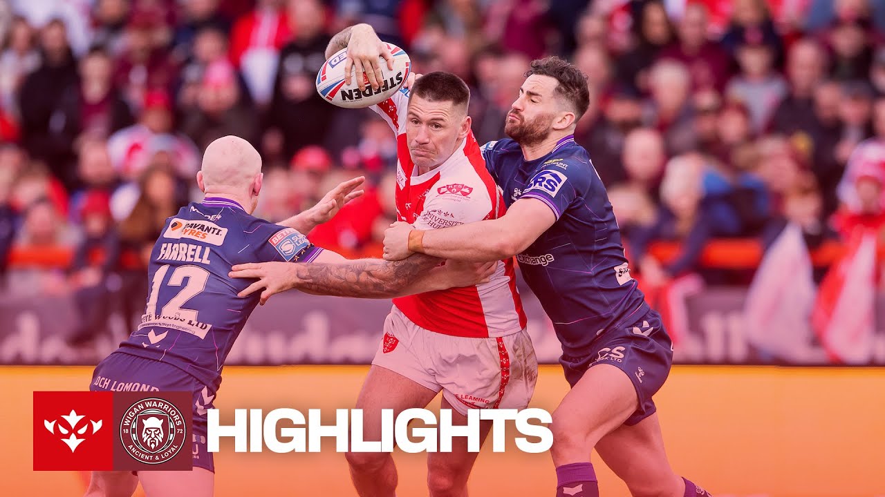 HIGHLIGHTS: Hull KR vs Wigan Warriors - Hat-trick Hero in Round 1!