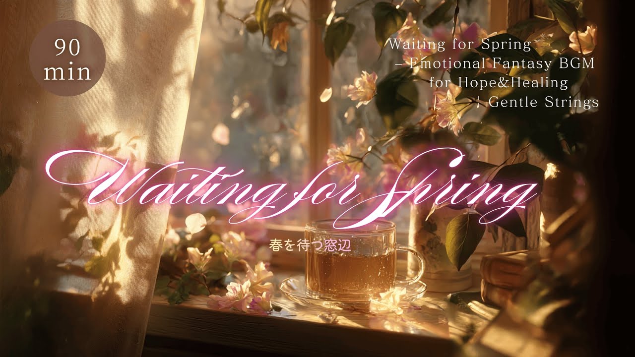 【前向きになれるBGM】春を待つ窓辺 – Waiting for Spring | Violin & Piano Fantasy BGM