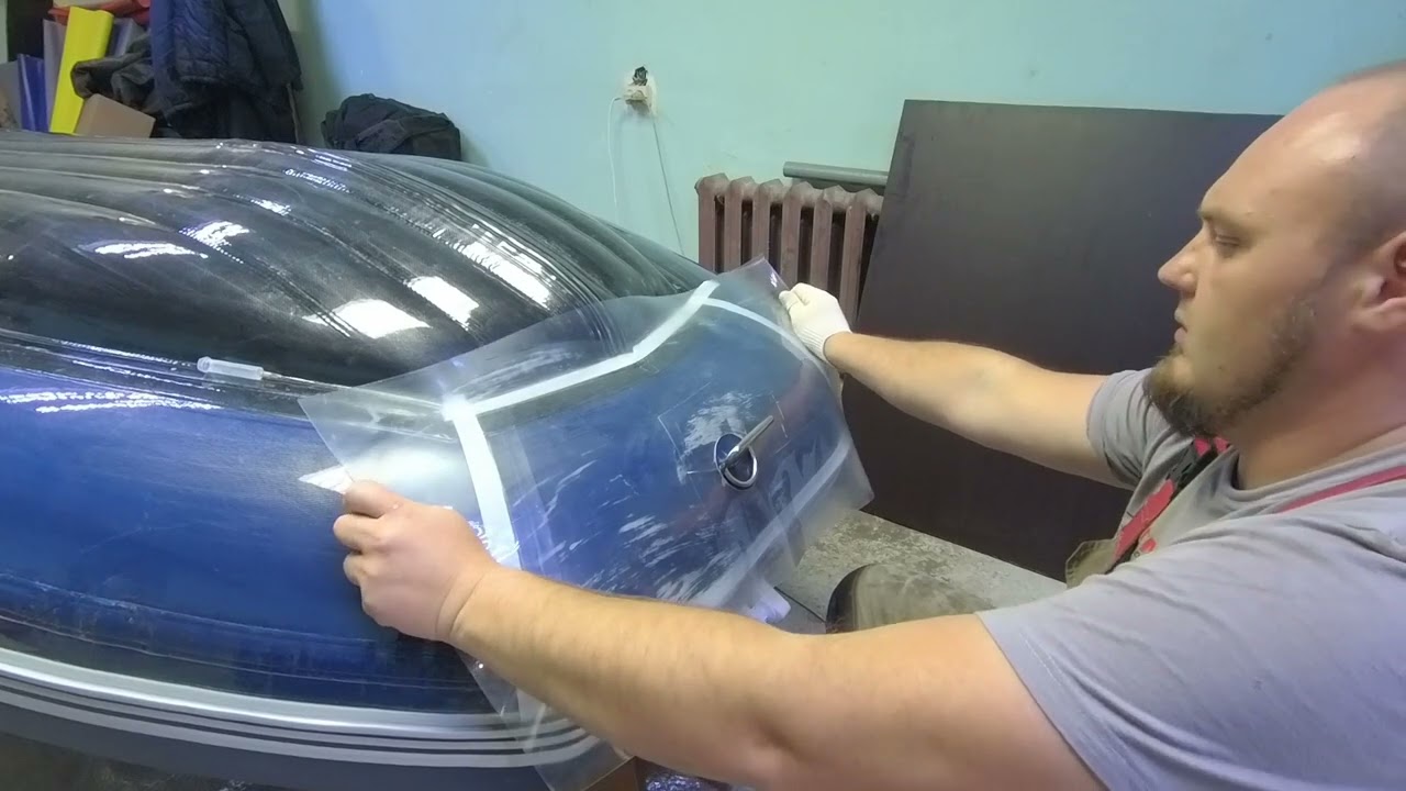 Урок по бронированию лодки ПВХ часть 3 Solar 420 стрела