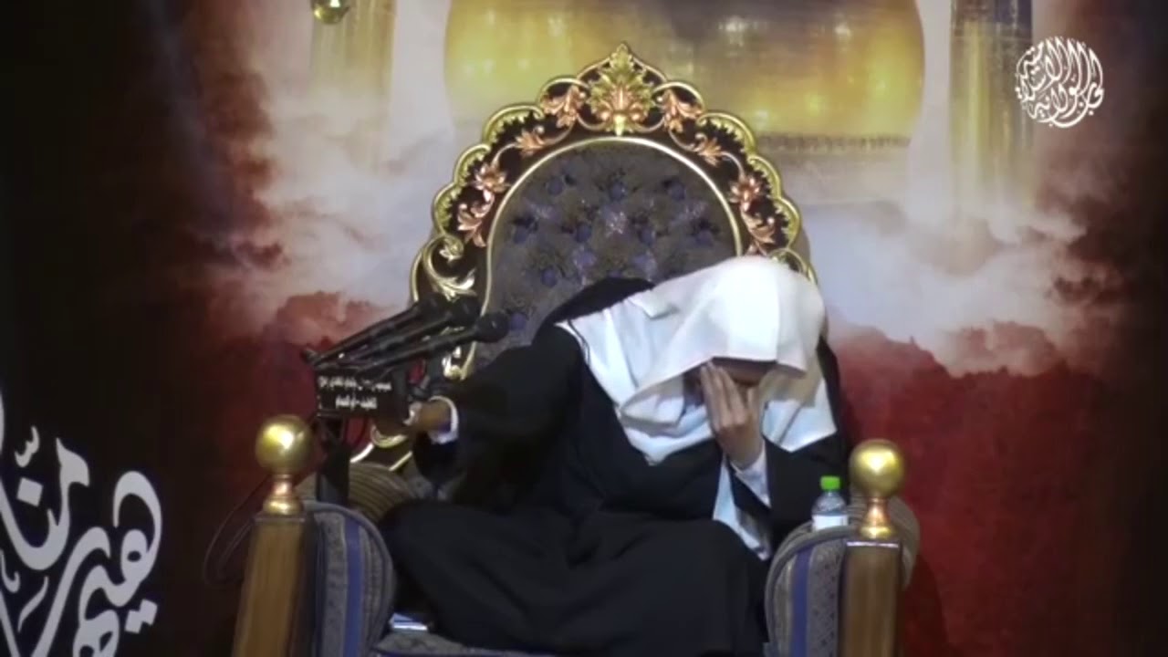 بكاء الملا عبدالحي ال قمبر اثناء النعي | خيمنا لا تحرقوها ترا تتروّع اطفالي - نعي حسيني حزين