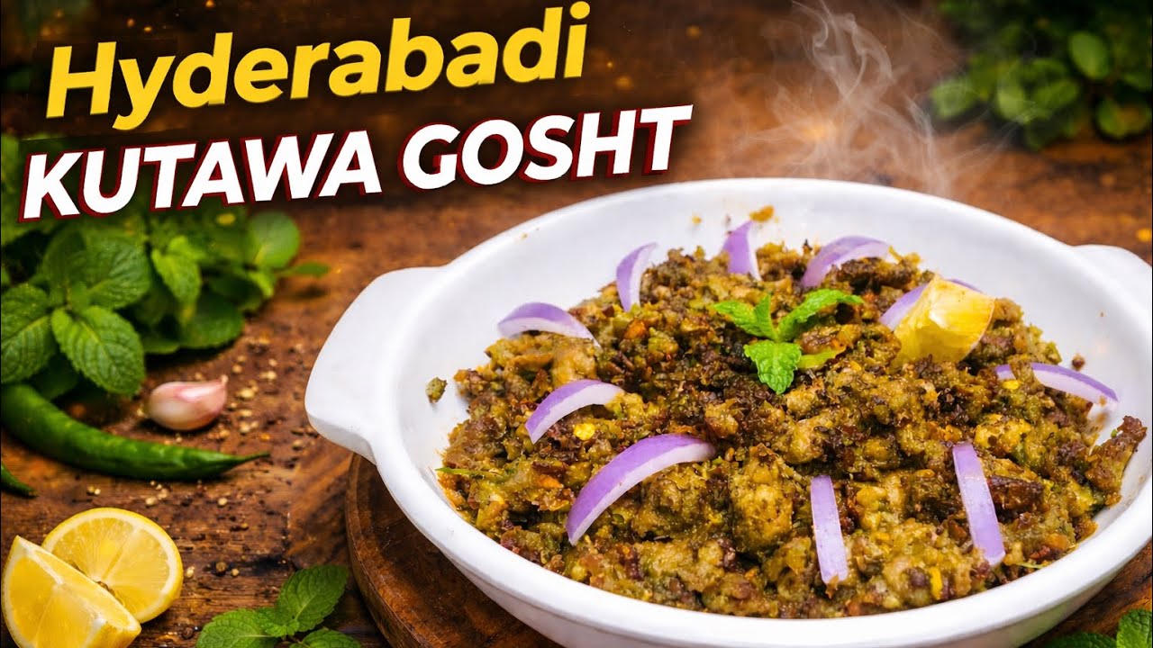 Hyderabadi Kutawa Gosht Recipe | Famous Hyderabad Street Style #ramadanrecipes #viral #tranding 