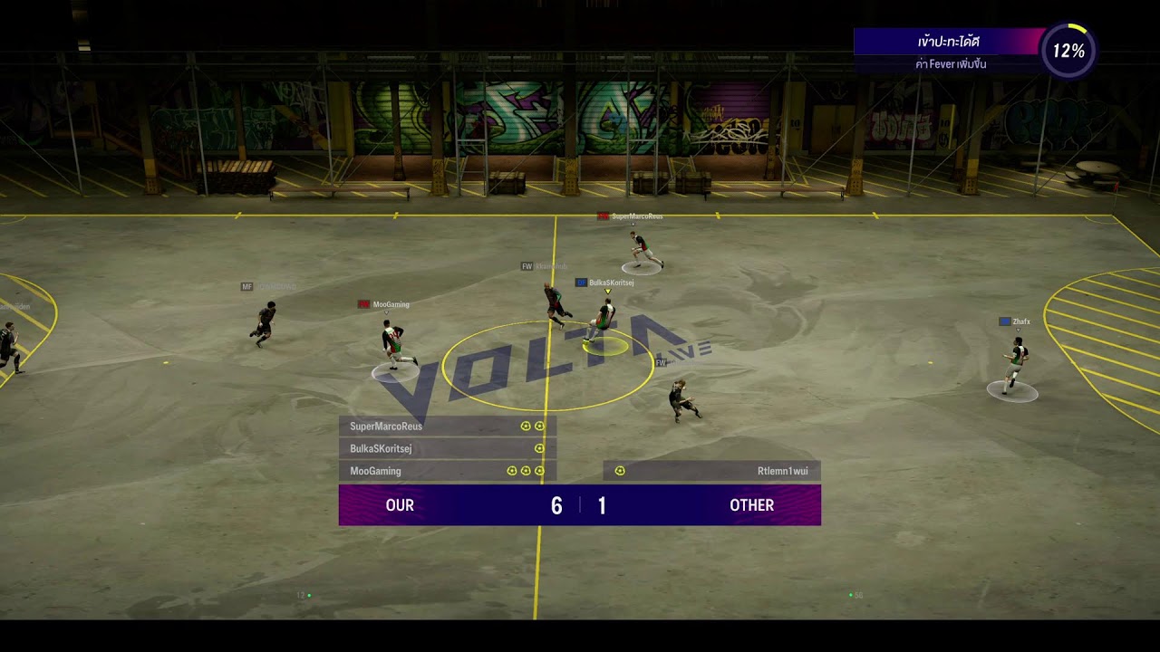 FC Online. Thailand. Volta. Ping 200+. NO Commentary. Music