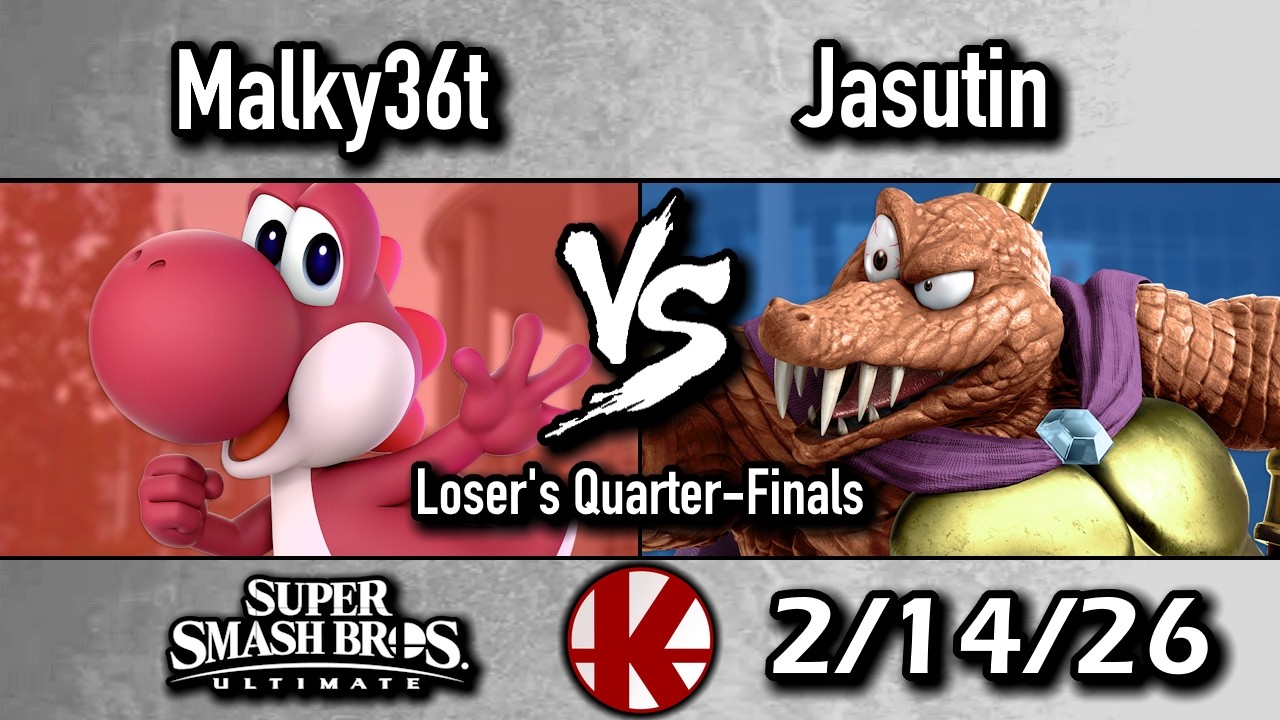 Ult - Malky36t (Yoshi) vs. Jasutin (K. Rool) - Loser's Quarter-Finals