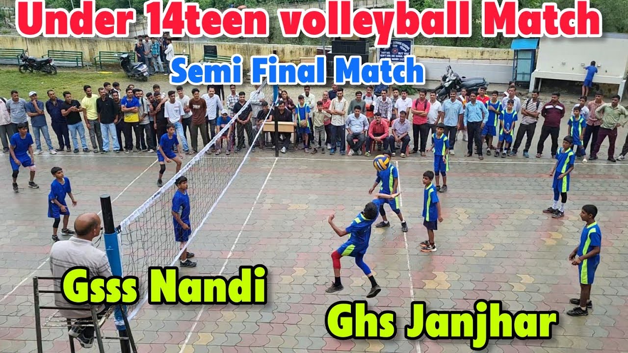 Under 14teen 🔥 Semifinal Match🔥 Gsss Nandi 🆚️ Ghs Janjahar at himachal pradesh