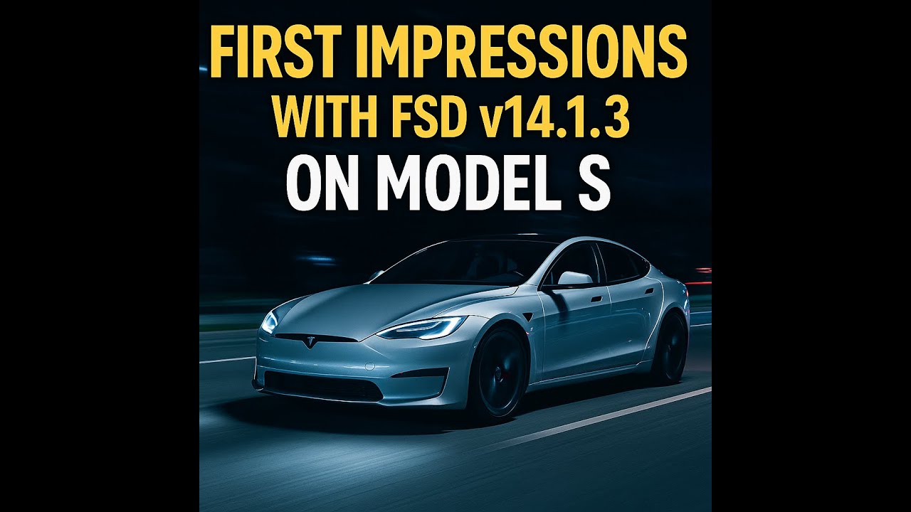 Tesla Full Self Driving v14.1.3 First Impressions With Model S!