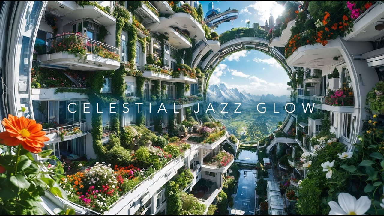 Celestial Jazz Glow 🎧 Pulsar Soft Harmonies For Deep Sleep Focus