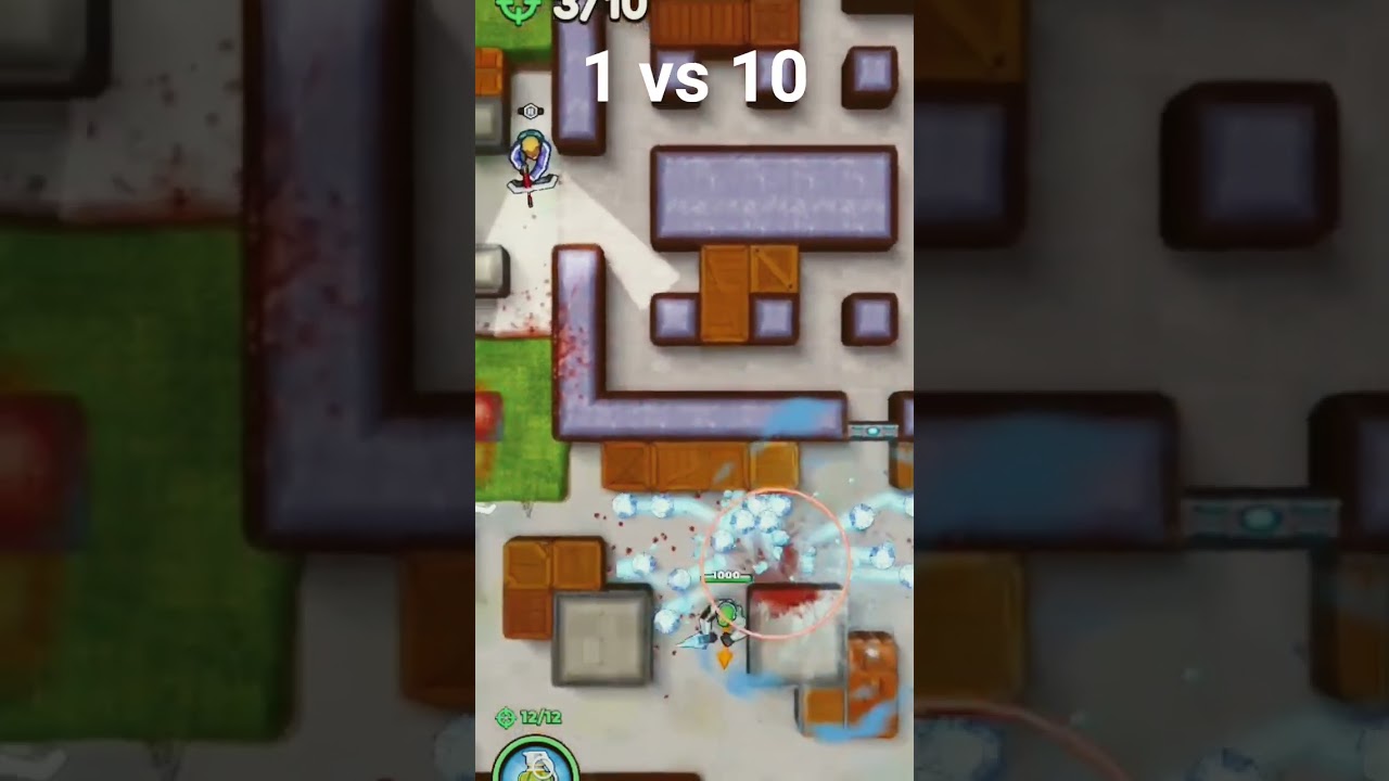 1 vs 10 in hunter assassin with freeze knife #youtubeshorts #shorts @Minegame1284