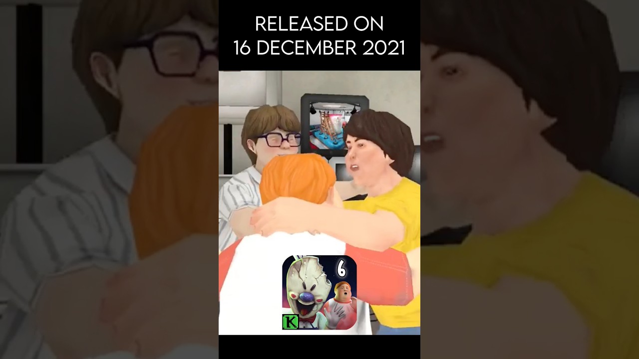 Release Dates of All Ice Scream Games #shorts #keplerians #icescream #jurasstric
