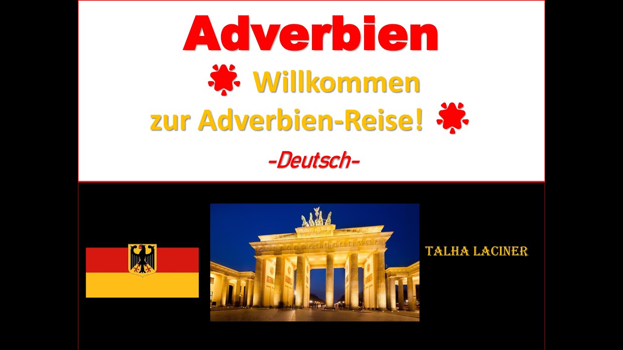 Adverbien- Deutsch Grammatik