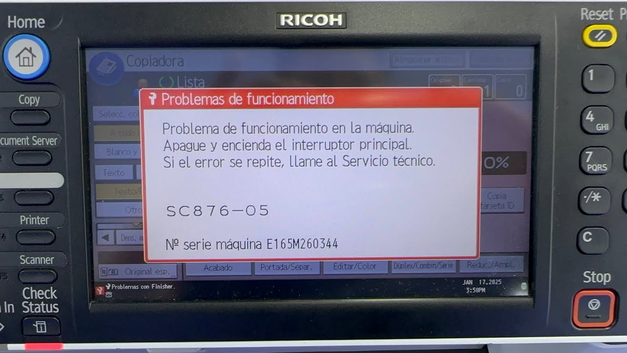 Instalar un nuevo disco duro en Ricoh MP-C2003 y solucionar código SC860-00 y SC876-05 -PARTE 02🖨️