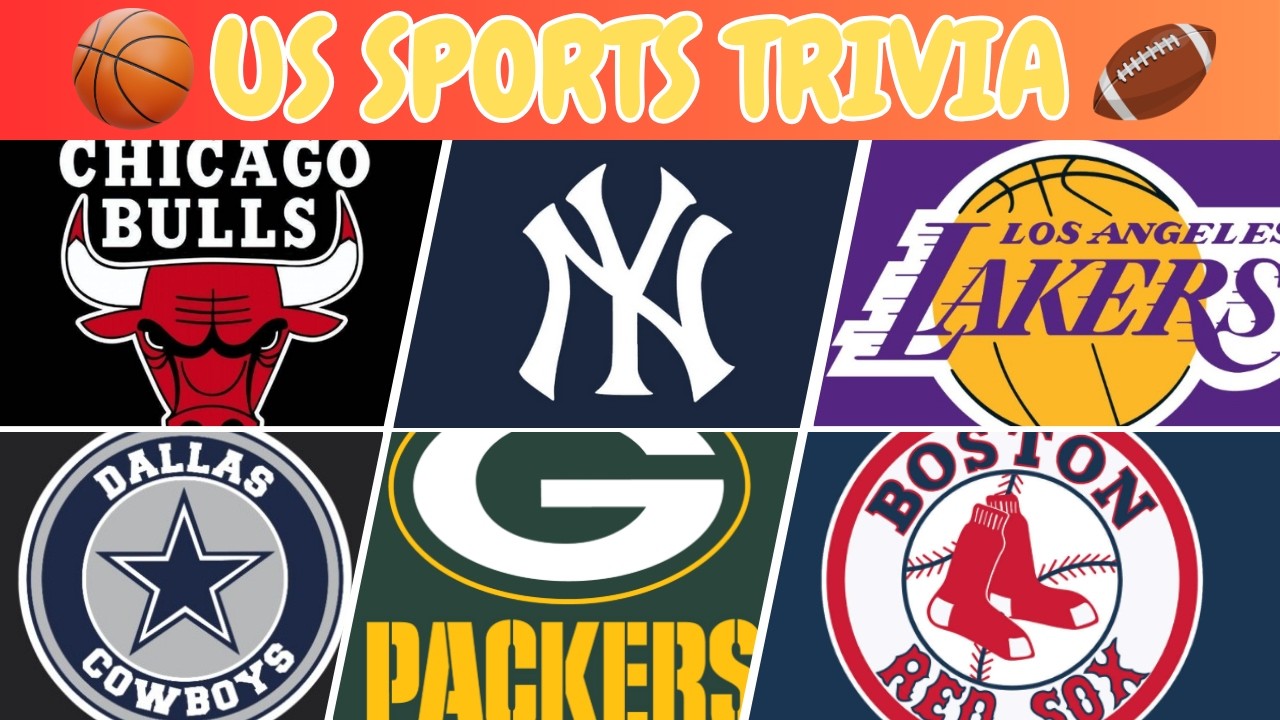 US Sports Trivia – NBA, NFL, MLB🏀🏈⚾