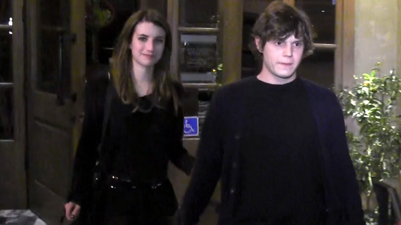 Emma Roberts And Boyfriend Evan Peters Attend Jaime King's Birthday Party