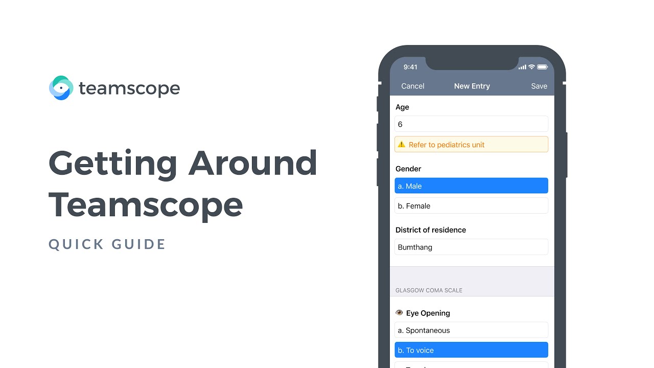 Getting started with Mobile Data Collection &mdash; Teamscope tutorial