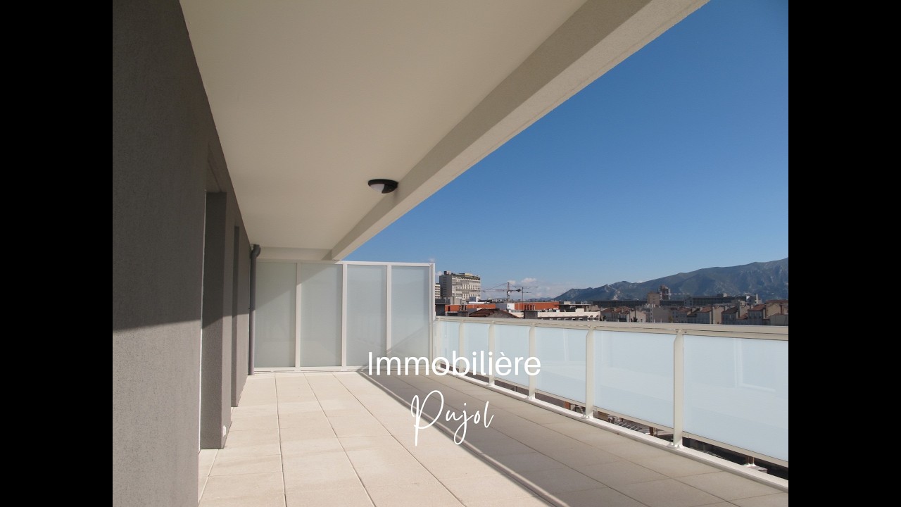 Location T2 Meublé à Marseille 5ème : Le confort du récent et une terrasse d'exception à Baille
