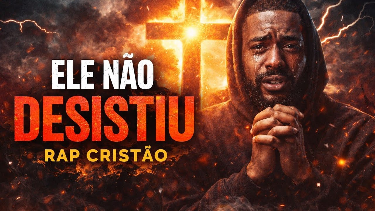ELE NÃO DESISTIU !! - Rap Cristão / INÉDITA 