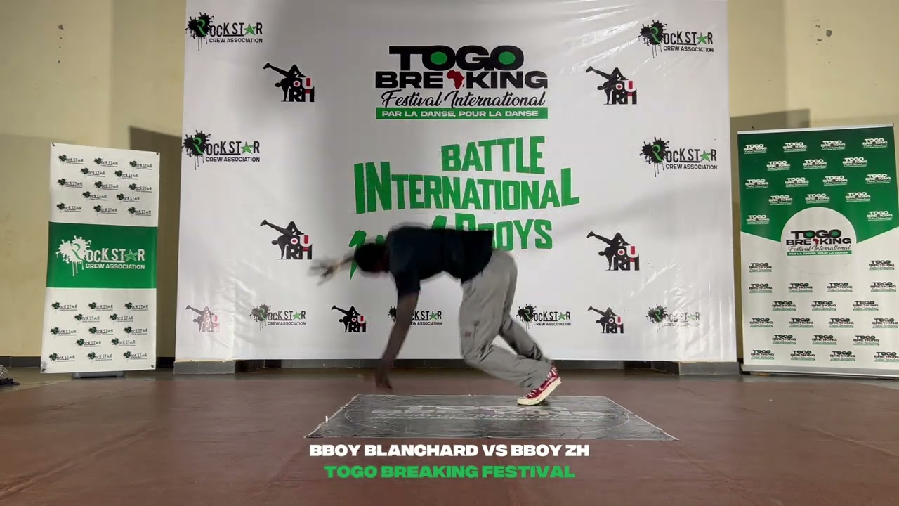 BBOY BLANCHARD VS BBOY ZH _ TOP 16 _TOGO BREAKING FESTIVAL INTERNATIONAL 4