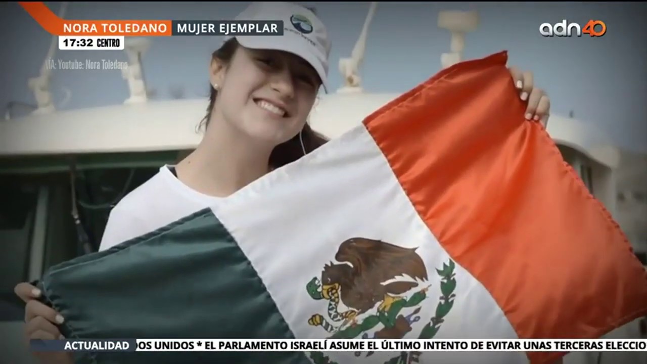 Nora Toledano, primera mexicana en cruzar los siete mares
