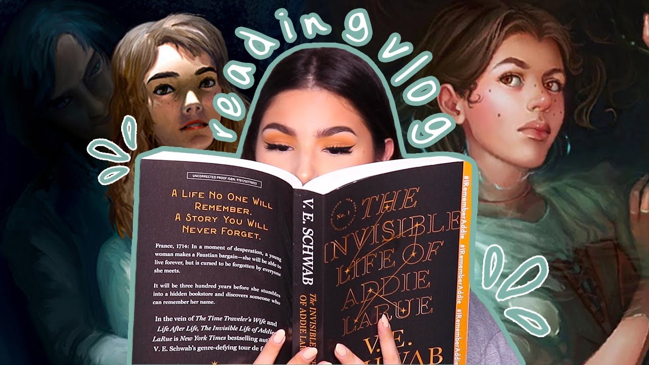 🌌 i read THE INVISIBLE LIFE OF ADDIE LARUE by ve schwab  // reading vlog