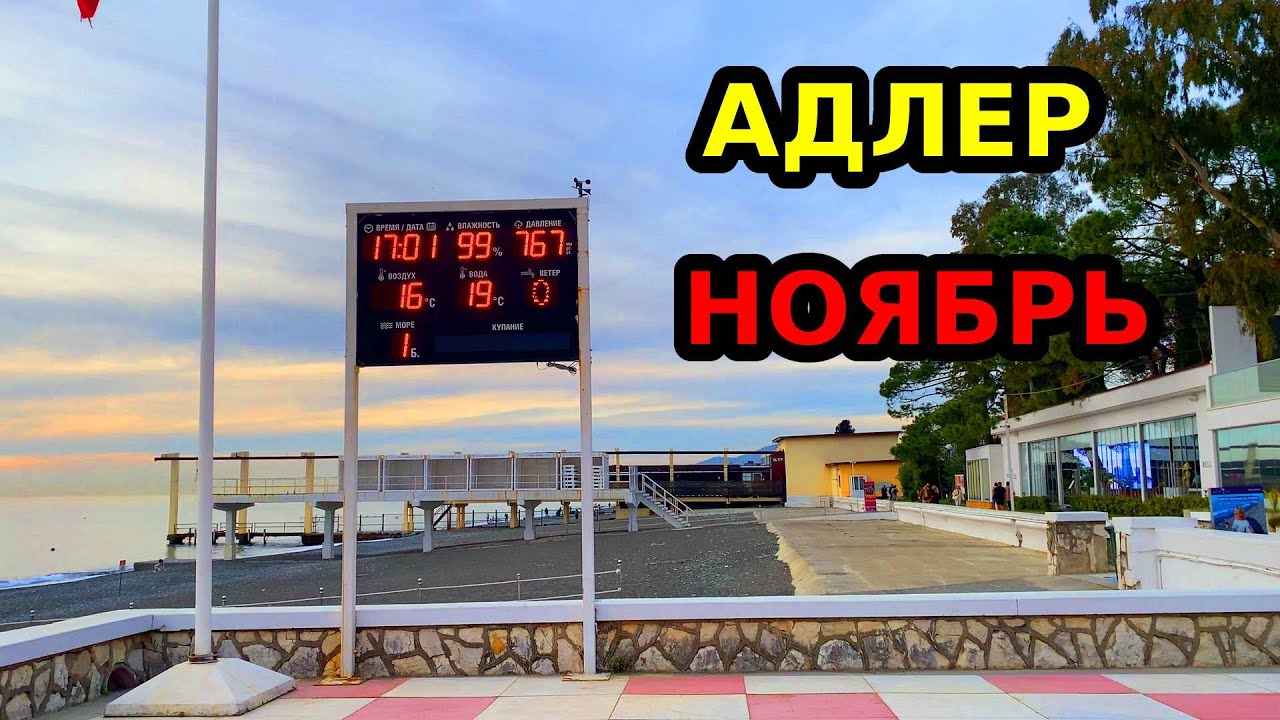 АДЛЕР | 20.11.2025 | ОБСТАНОВКА НА ПЛЯЖАХ  | МАНДАРИН | ЧАЙКА | ЮВ |ЛАЗУРЬ ОГОНЕК