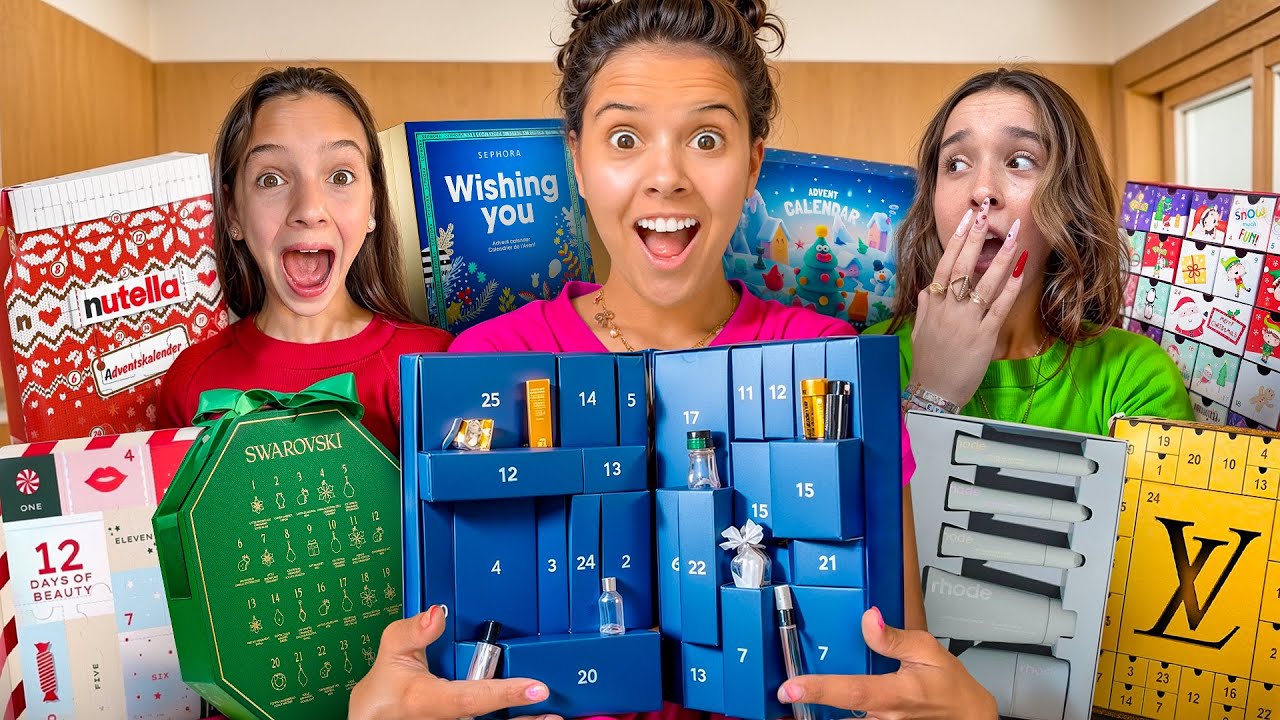 I Bought EVERY ViRAL Advent Calendar for my SiSTERS *im broke!!*