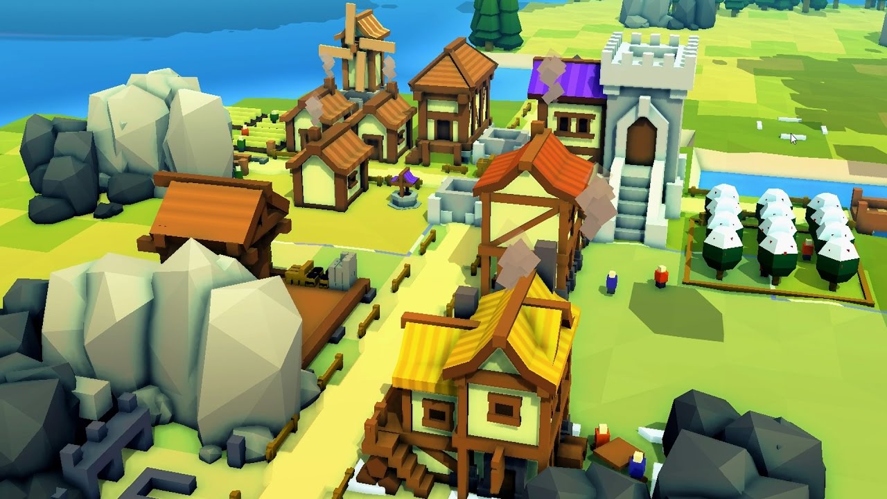 Building an Entire Medieval Kingdom! Banished Style Game - Kingdoms and Castles Alpha Gameplay Ep 1