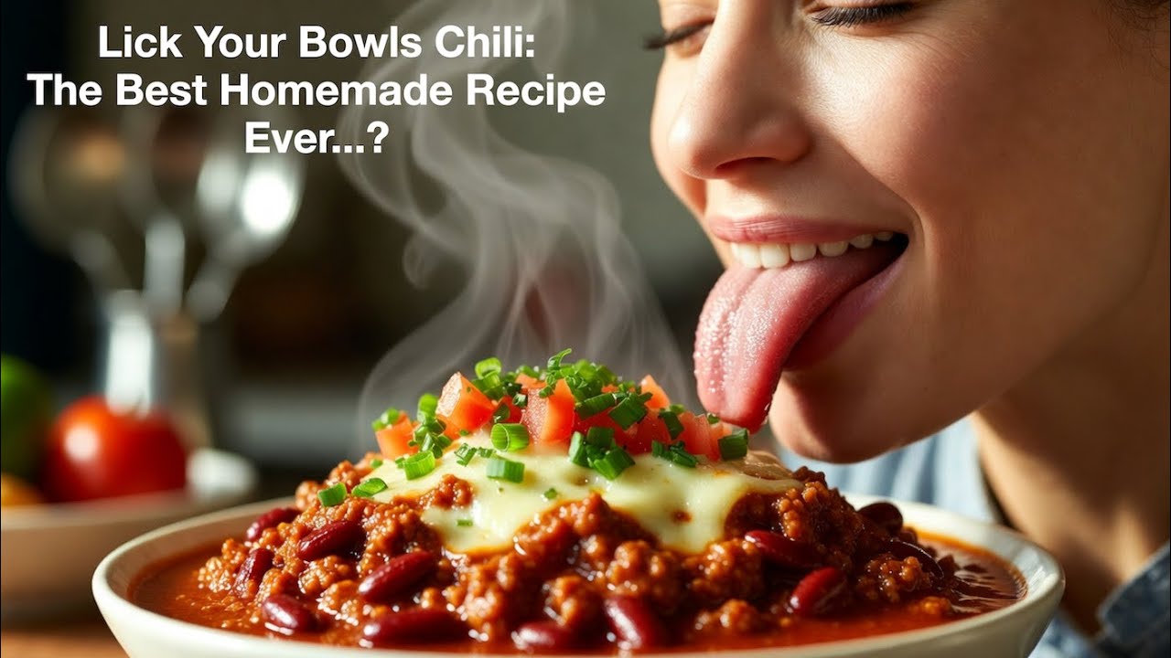 Lick Your Bowls Chili🌶️  The Best Homemade Recipe Ever 🌶️ 🔥🌶️