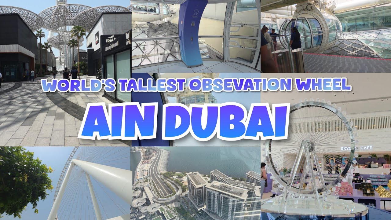 AIN DUBAI 🎡|world's Tallest Observation Wheel#travel#aindubai#dubai 