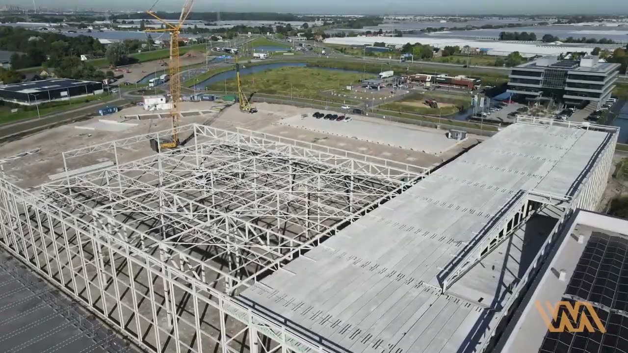 Staalconstructie nieuwbouw DAEL deel 2 | Honderdland Maasdijk