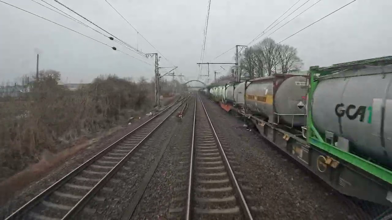 Führerstandsmitfahrt von Rheine  nach Hanekenfähr auf der Baureihe 187