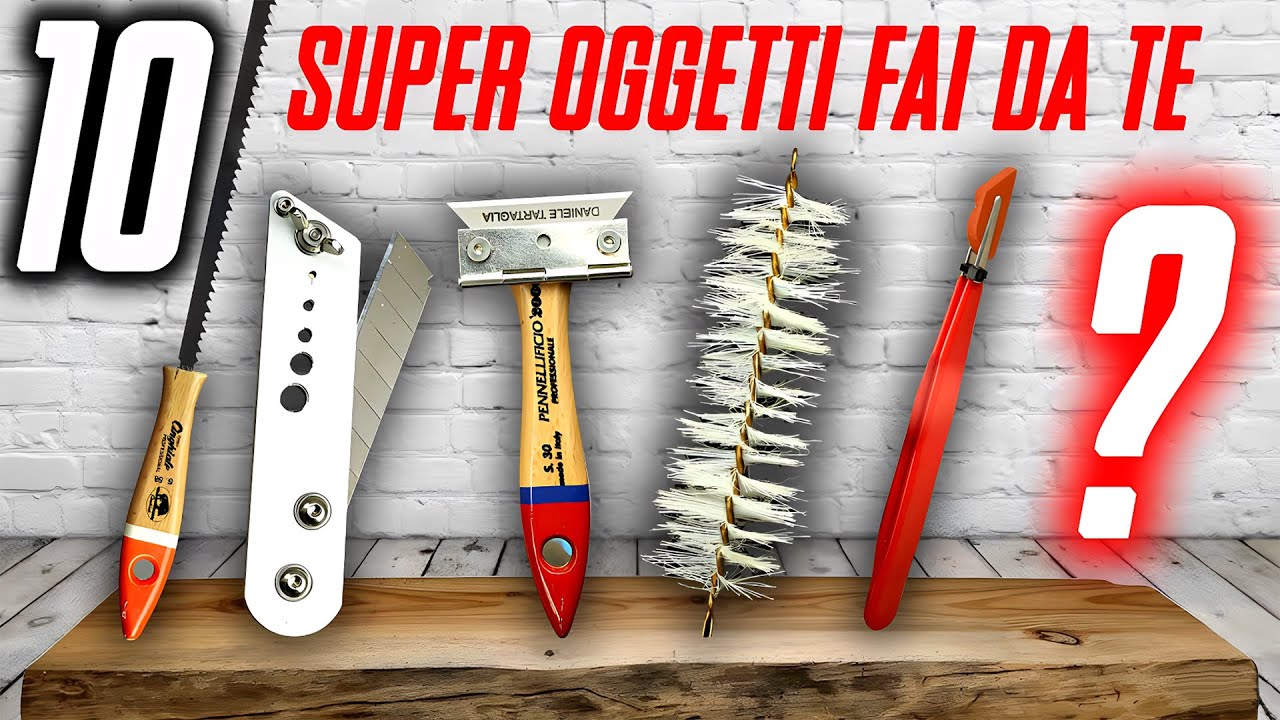 NON CI CREDERAI, ma questi 10 oggetti sono oggetti FAI DA TE E FUNZIONANO