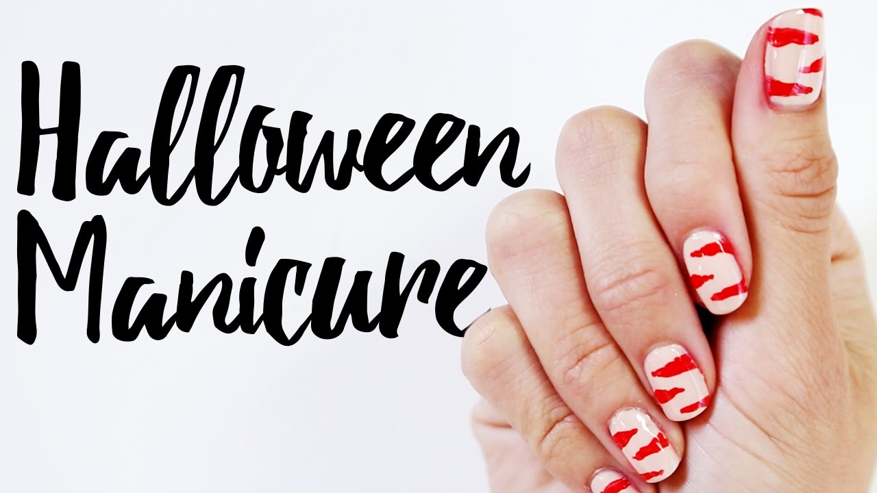 Easy Halloween Manis