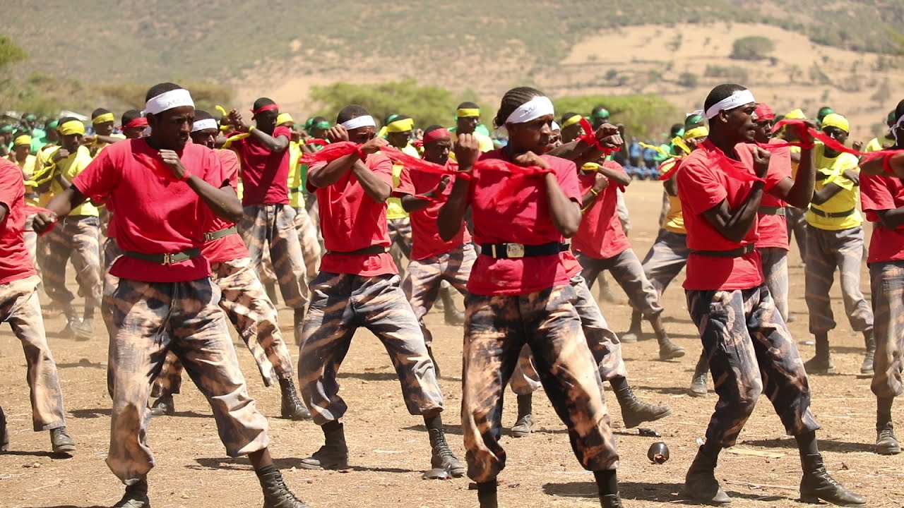 የአዲስ አበባ ፖሊስ ኮሚሽን 24ኛ ዙር ምልምል ተመራቂዎች የቴኳንዶ ትርዒት በጨረፍታ