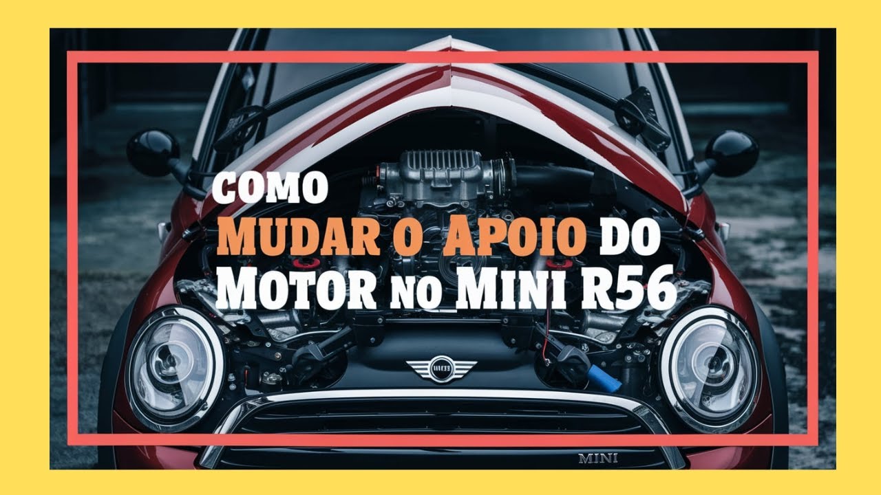 ✅ Como substituir o apoio do motor do Mini One D e MINI COOPER D 🚗