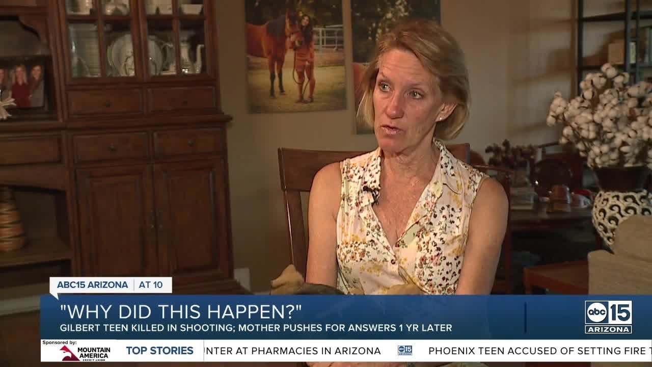 Mother of murdered teen pushes for answers one year later