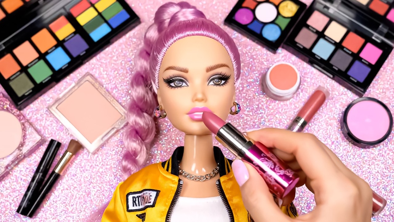 Fantasy K-Pop Demon Hunter Rumi Makeover Makeup ASMR 🎭✨ Idol K-Pop Style Vibes
