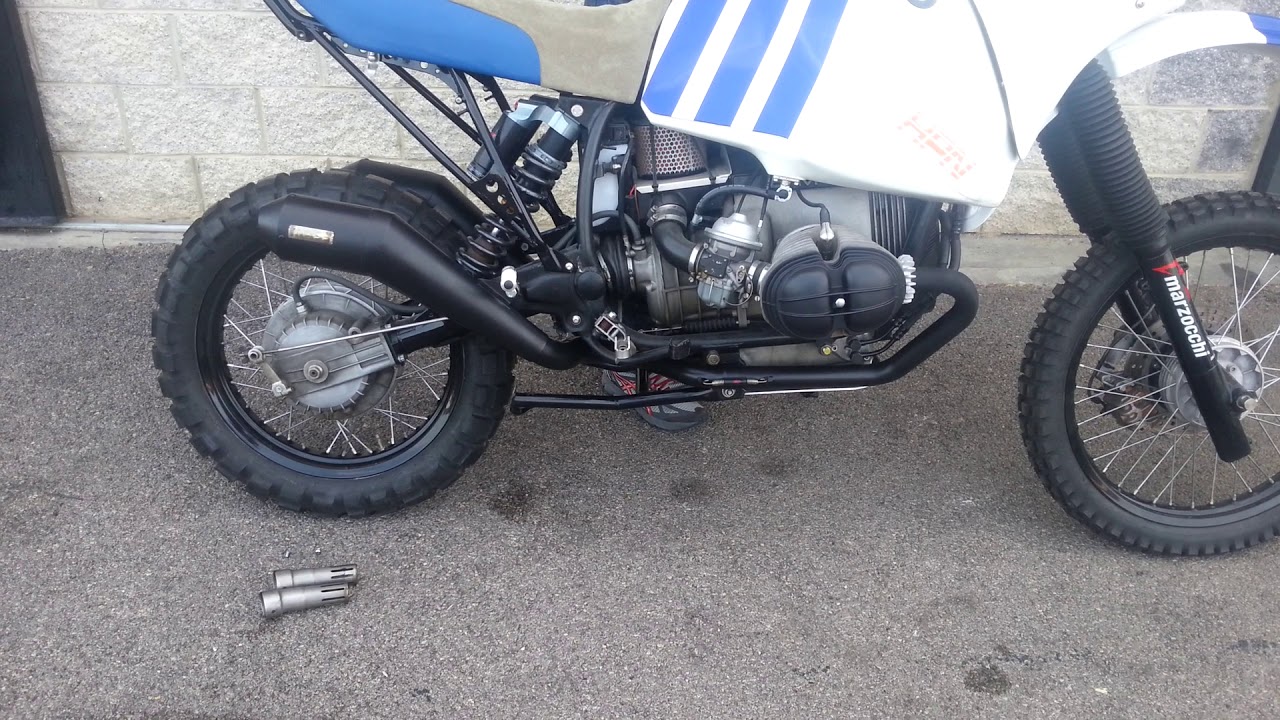 BMW R80 GS Dakar HPN  -  Mass exhaust
