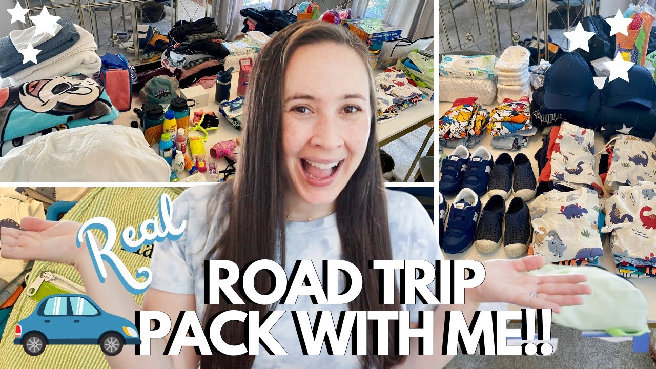PACK WITH ME! WHAT I PACK FOR A FAMILY ROAD TRIP STAYCATION + TIPS