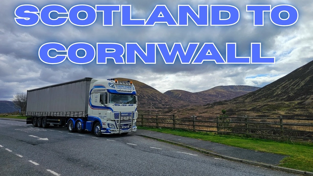 UK HGV Truck Driver. Scotland to Cornwall - 4 days - 2 drops