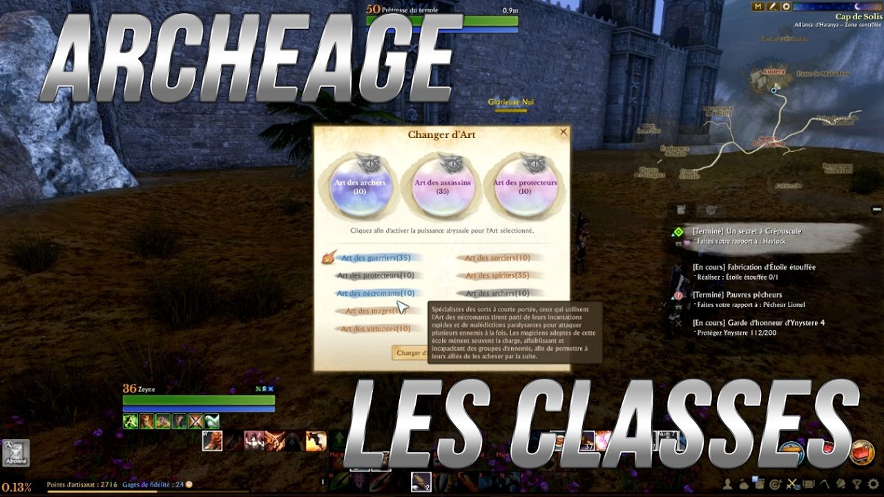 ArcheAge 3.0 Guide : Choisir sa classe [ FR ]