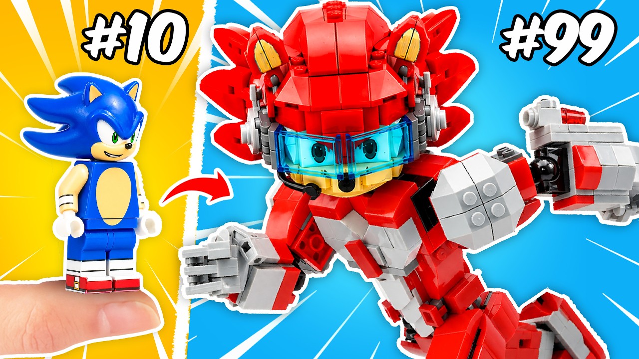 Сборка LEGO: Модернизация робота Супер Соник Прайм | Канал ROBO Bricks