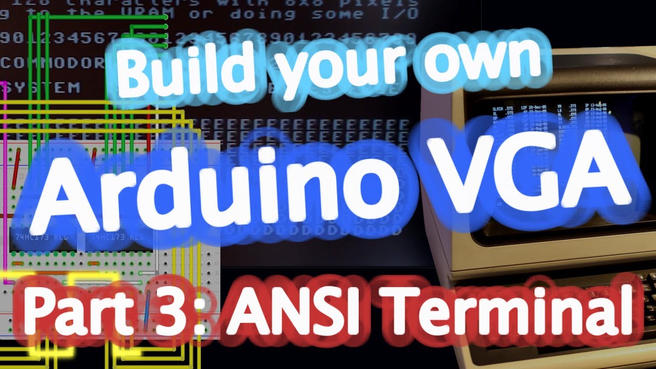 Макетная плата Arduino VGA, часть 3: Давайте создадим терминал