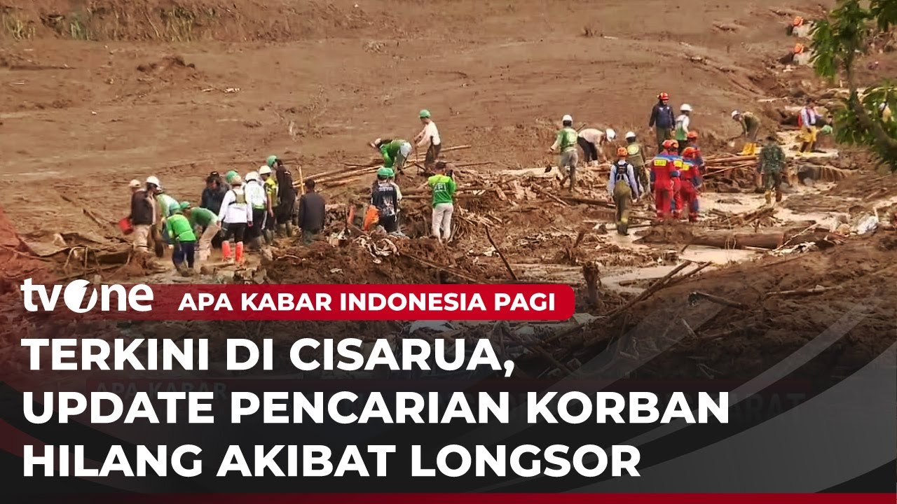 Tercatat 80 Orang Hilang dalam Tragedi Longsor di Bandung Barat | AKIP tvOne