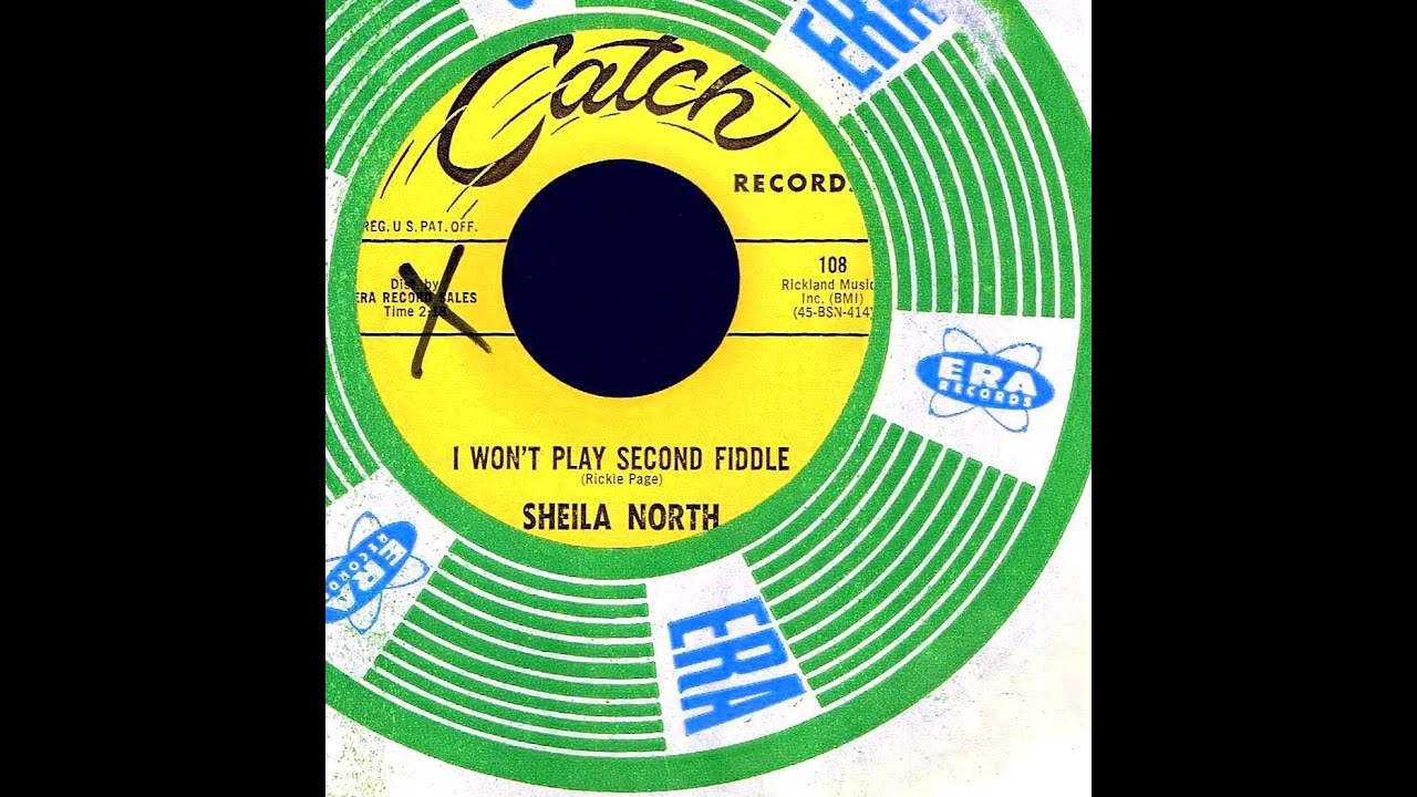 Sheila North - I WON'T PLAY SECOND FIDDLE  (Gold Star Studio)  (1964)