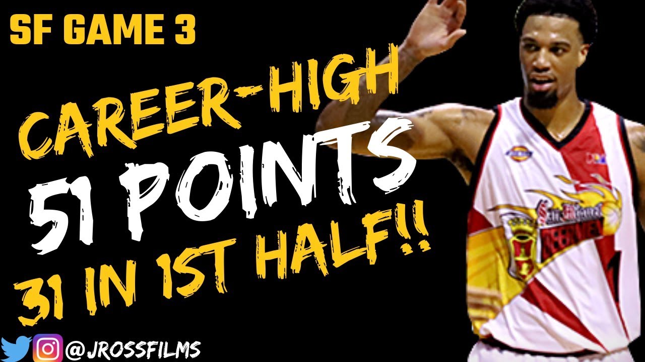 Chris McCullough Full Highlights vs. ROS | SF G3 | 51 PTS, 31 IN 1ST HALF!