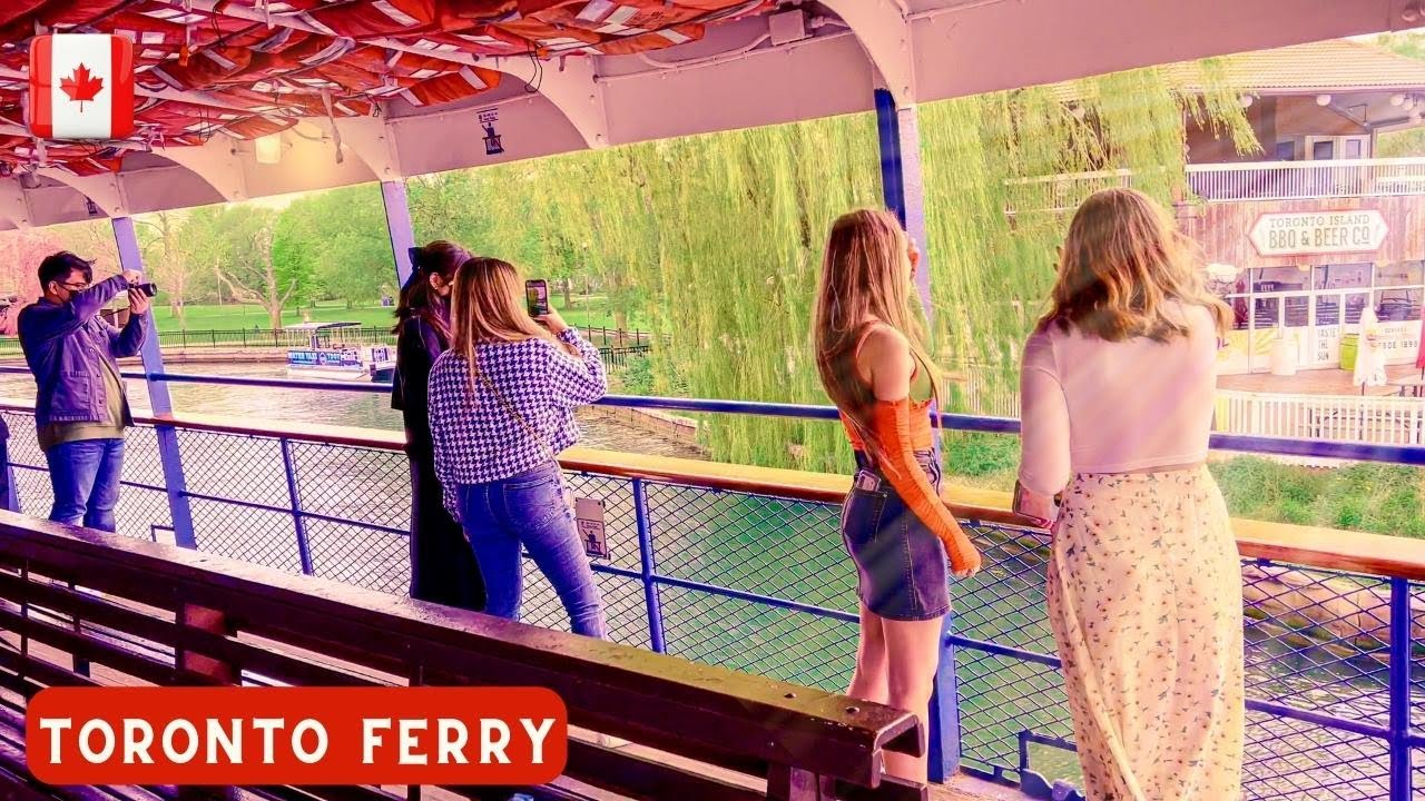 🔴 [4k] 🇨🇦 Taking a Ferry Ride to Toronto's Centre Island during the spring, Canada - May 20, 2022