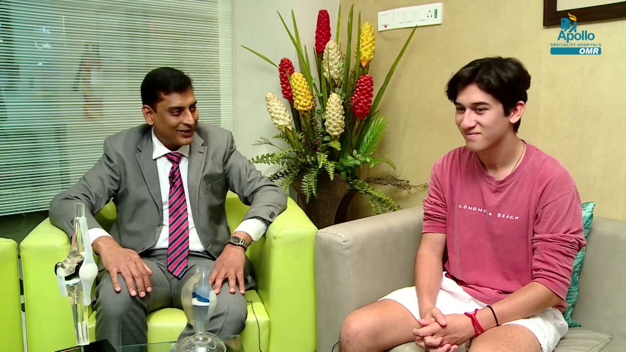 Lucian Phillips, soccer player from Peru back on his feet, Thanks to Apollo Specialty Hospitals, OMR