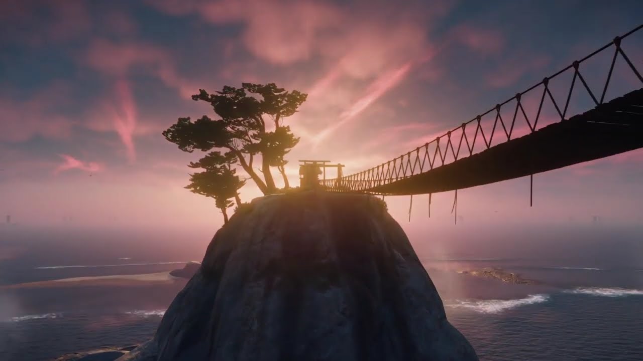 Ghost of Tsushima Procure pela ilha em Hiyoshi