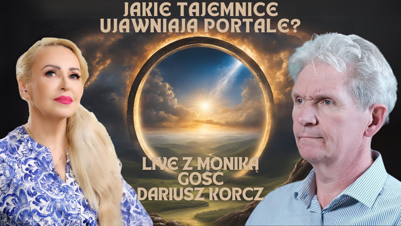 LIVE Z MONIKĄ| Portale, Rzeczy Niewidzialne, Astral, Za Kurtyną | Monika Cichocka, Dariusz Korcz