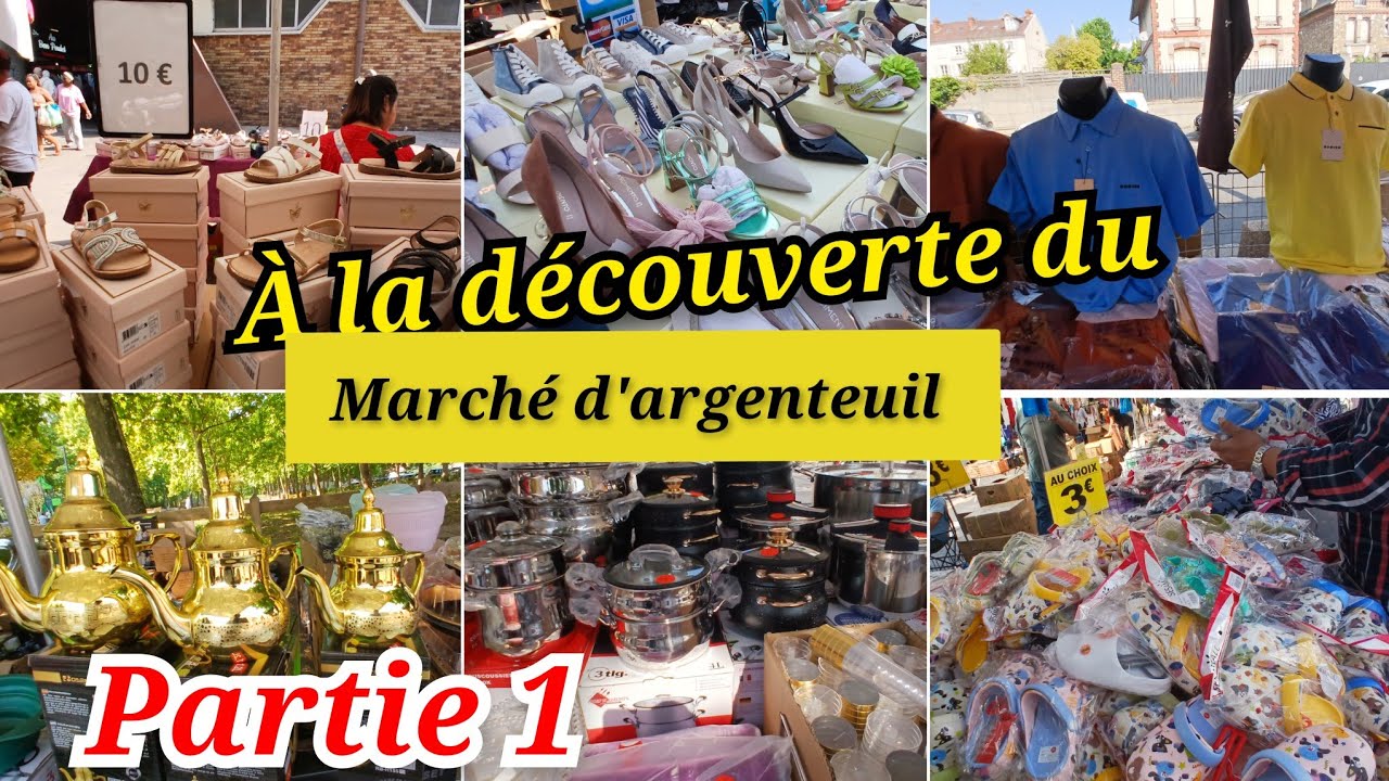 marché d'Argenteuil ❤ nouveauté petit prix 👌 15 aout 2025